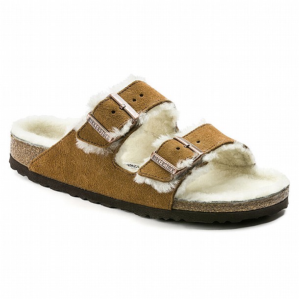 Birkenstock Arizona Shearling MINK ���������� ������� ����� ���