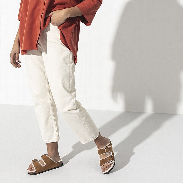 Birkenstock Arizona Shearling MINK ���������� ������� ����� ���