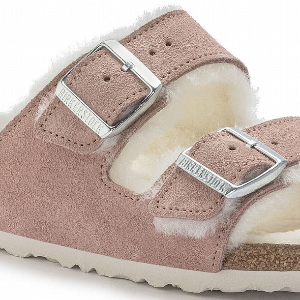Birkenstock Arizona Shearling Pink ���������� ������� ����� ���� 