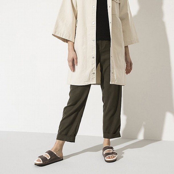 Birkenstock Arizona Shearling Leather ���������� ������� ��� ��� ����� 