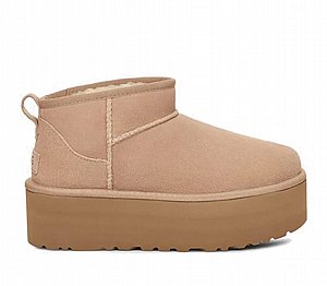 מגף קלאסיק אולטרה מיני פלטפורמה חום - UGG Classic Ultra Mini Platform Chestnut מגף קלאסיק אולטרה מיני פלטפורמה חום - UGG Classic Ultra Mini Platform Chestnut