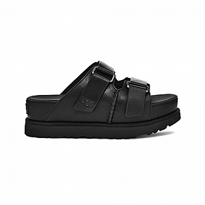 UGG Women's Goldenstar Hi Slide Sandal - כפכפי האג נשים צבע שחור UGG Women's Goldenstar Hi Slide Sandal - כפכפי האג נשים צבע שחור