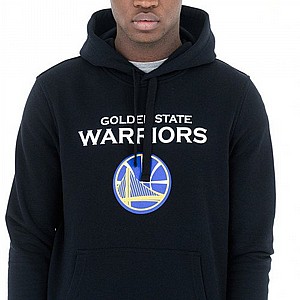 New Era NBA Golden State Warriors Hoodie - קפוצ'ון לוגו שחור New Era NBA Golden State Warriors Hoodie - קפוצ'ון לוגו שחור