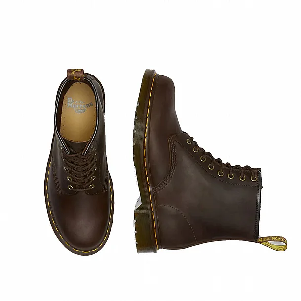 ���� ��� ������ ����� ���� ����� � Dr. Martens Molly 6 Eye Boot Black Buttero