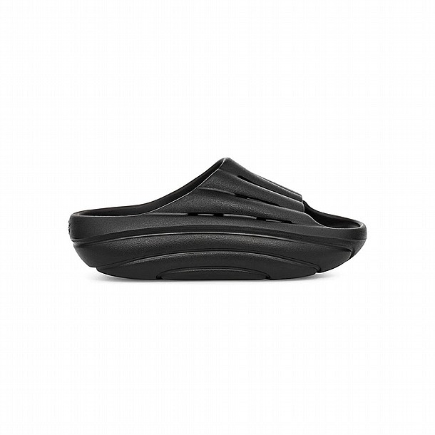 UGG FOAMO SLIDE BLACK ����� ���� ����