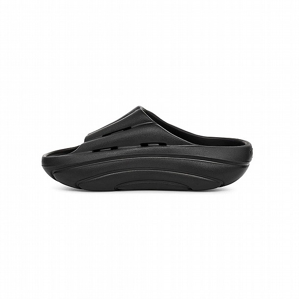 UGG FOAMO SLIDE BLACK ����� ���� ����