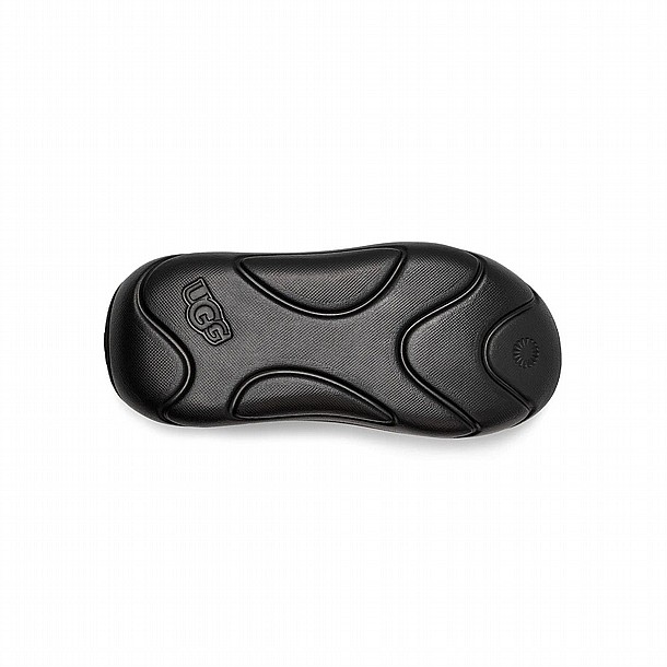 UGG FOAMO SLIDE BLACK ����� ���� ����