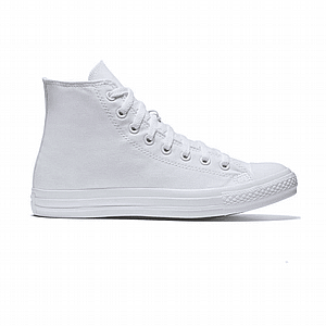CONVERSE All Star CLASSIC HI- אולסטאר בצבע לבן גבוהות קלאסי בד CONVERSE All Star CLASSIC HI- אולסטאר בצבע לבן גבוהות קלאסי בד