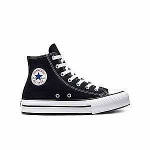 Chuck Taylor All Star Lift Platform Canvas High Top Big - קונברס אולסטאר פלטפורמה שחור גבוה מבד לאישה Chuck Taylor All Star Lift Platform Canvas High Top Big - קונברס אולסטאר פלטפורמה שחור גבוה מבד לאישה