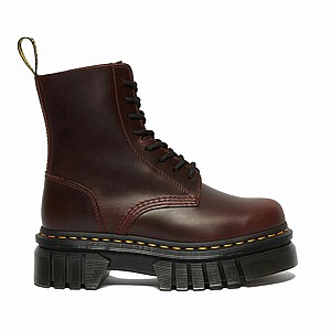 Dr. Martens - נעלי דר מרטינס בורדו פלטפורמה Dr. Martens - נעלי דר מרטינס בורדו פלטפורמה