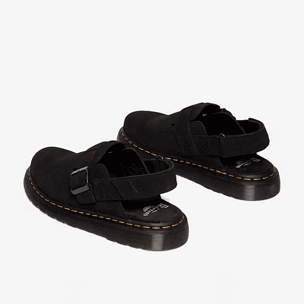 ���� �"� ������ ���� ���� � Dr. Martens Black Jorge II Suede Slingback Mules