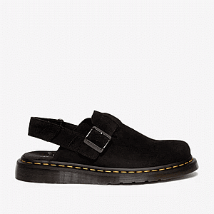 נעלי ד"ר מרטינס ג'ורג' שחור – Dr. Martens Black Jorge II Suede Slingback Mules נעלי ד"ר מרטינס ג'ורג' שחור – Dr. Martens Black Jorge II Suede Slingback Mules