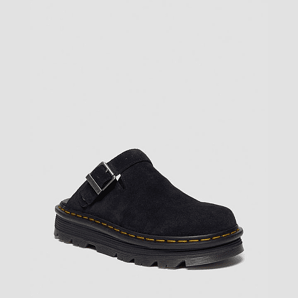 ���� �"� ������ ���� ���� � Dr. Martens Black Jorge II Suede Slingback Mules