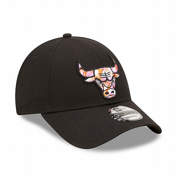 ���� ����� ���� ����� ���� ������ ���� ���� - Chicago Bulls Seasonal Infill Black 9FORTY Adjustable Cap