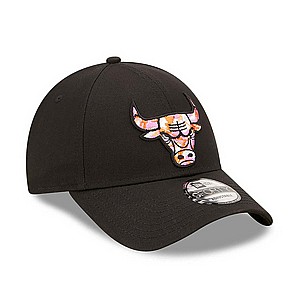 כובע מצחיה שחור שיקגו בולס בגווני כתום ורוד - Chicago Bulls Seasonal Infill Black 9FORTY Adjustable Cap כובע מצחיה שחור שיקגו בולס בגווני כתום ורוד - Chicago Bulls Seasonal Infill Black 9FORTY Adjustable Cap
