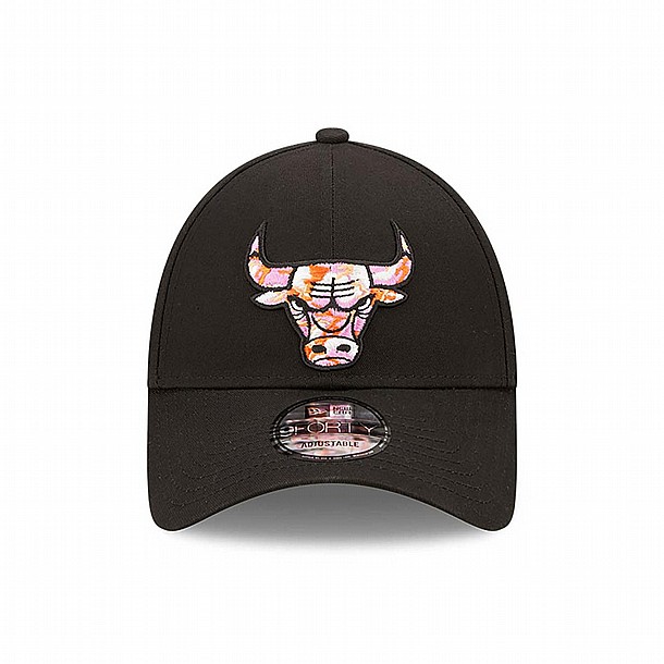 ���� ����� ���� ����� ���� ������ ���� ���� - Chicago Bulls Seasonal Infill Black 9FORTY Adjustable Cap