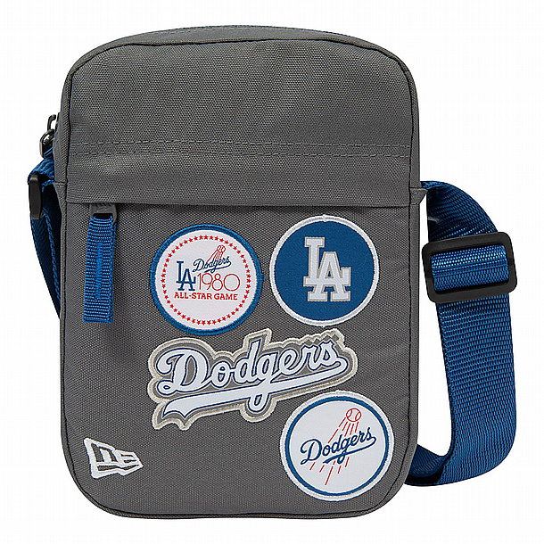 NEW ERA LA Dodgers MLB Patch Dark Grey Side Bag � ��� �� ��� ��� ��� ����� ������ ����