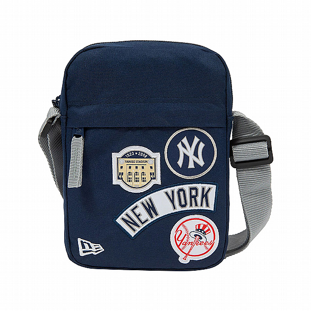 NEW ERA New York Yankees MLB Patch Navy Side Bag � ��� �� ��� ��� ��� ���� ������ ����