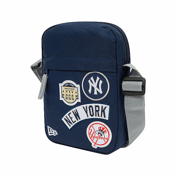 NEW ERA New York Yankees MLB Patch Navy Side Bag � ��� �� ��� ��� ��� ���� ������ ����