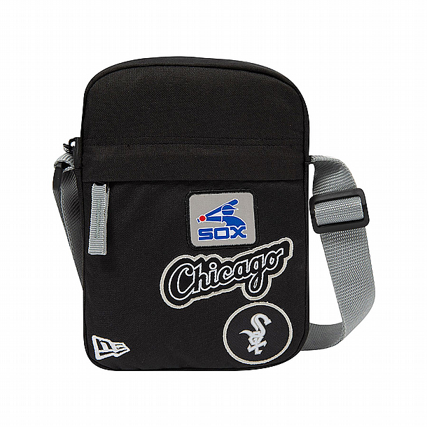 NEW ERA Chicago White Sox MLB Patch Black Side Bag � ��� �� ��� ��� ����� ���� ���� ����