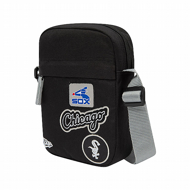 NEW ERA Chicago White Sox MLB Patch Black Side Bag � ��� �� ��� ��� ����� ���� ���� ����