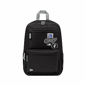 NEW ERA Chicago White Sox MLB Patch Black Delaware Backpack – תיק גב ניו ארה שיקגו וייט סוקס שחור NEW ERA Chicago White Sox MLB Patch Black Delaware Backpack – תיק גב ניו ארה שיקגו וייט סוקס שחור