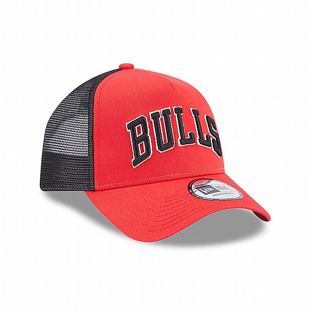 ��� ��� ���� ��� ����� ���� ���� - NEW ERA Chicago Bulls Team Script Red 9FORTY Adjustable Cap