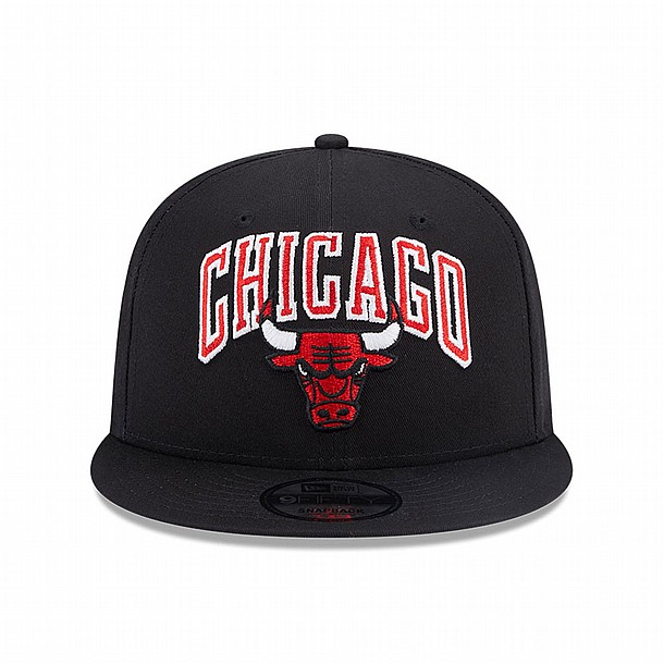 New Era Chicago Bulls NBA Patch Black 9FIFTY Snapback Cap - ���� ��� ��� ������ ����