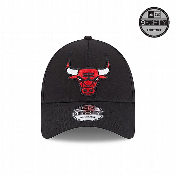 Chicago Bulls Team Side Patch Black 9FORTY Adjustable Cap - ��� ��� ���� ����� ����