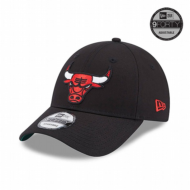 Chicago Bulls Team Side Patch Black 9FORTY Adjustable Cap - ��� ��� ���� ����� ����