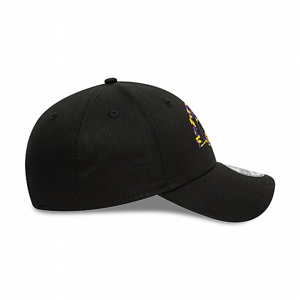 ��� ��� ���� ���� ��� ����� ������ - NEW ERA LA Lakers Seasonal Infill Black 9FORTY Adjustable Cap
