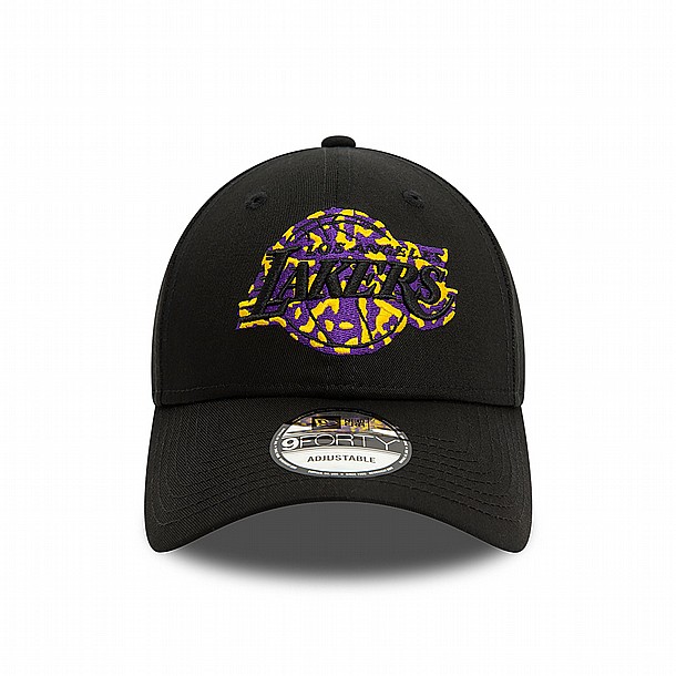 ��� ��� ���� ���� ��� ����� ������ - NEW ERA LA Lakers Seasonal Infill Black 9FORTY Adjustable Cap