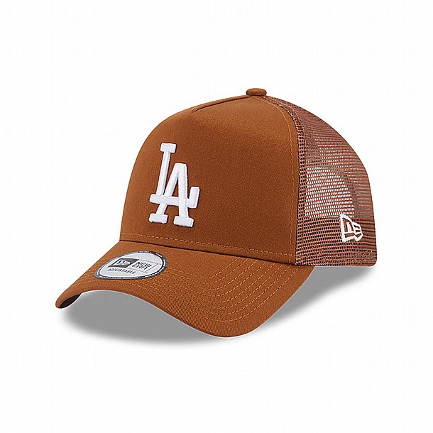 LA Dodgers League Essential Brown Trucker Cap - ��� ��� ���� ��� ����� ������ ���
