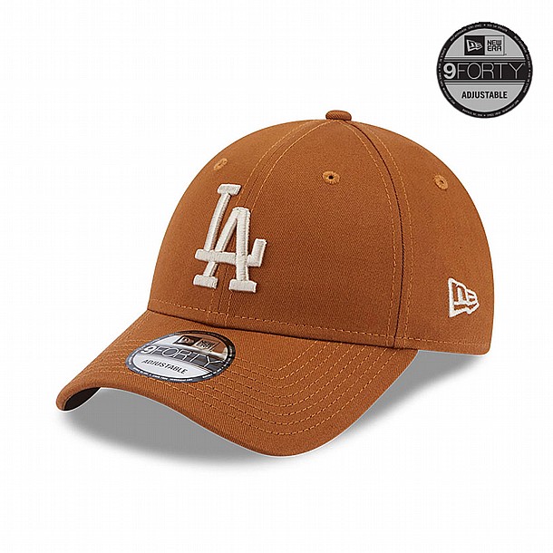 LA Dodgers League Essential Brown 9FORTY Adjustable Cap - ��� ��� ���� ���� ��� ����� ������ ���