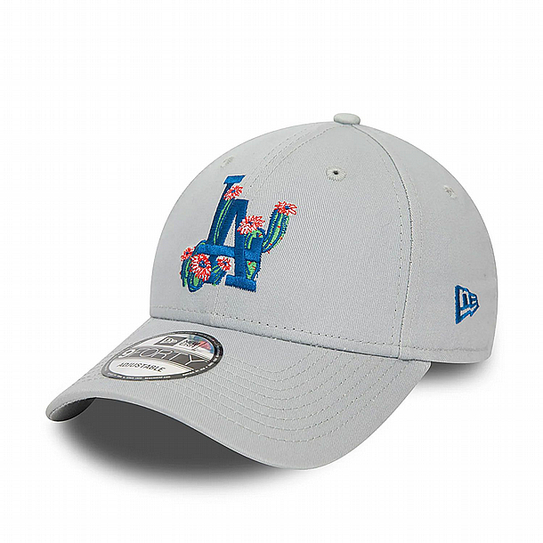 ��� ��� ���� ���� ��� ����� ������ � NEW ERA LA Dodgers Flower Icon Grey 9FORTY Adjustable Cap