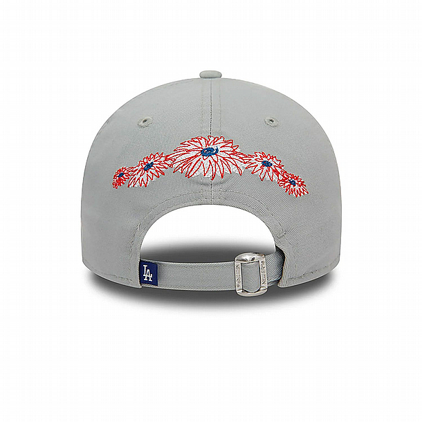��� ��� ���� ���� ��� ����� ������ � NEW ERA LA Dodgers Flower Icon Grey 9FORTY Adjustable Cap