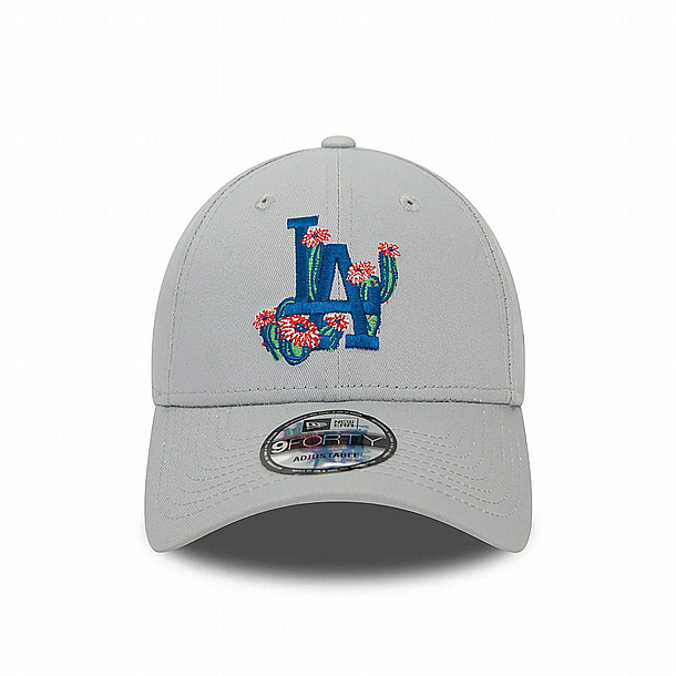 ��� ��� ���� ���� ��� ����� ������ � NEW ERA LA Dodgers Flower Icon Grey 9FORTY Adjustable Cap