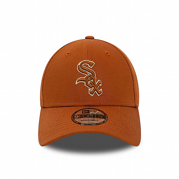 ��� ��� ���� ������ ����� ���� ���� � New Era Chicago White Sox MLB Team Outline Brown 9FORTY Adjustable Cap