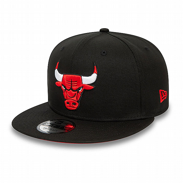 ��� ��� ���� ����� ���� � NEW ERA Chicago Bulls NBA Rear Logo Black 9FIFTY Snapback Cap