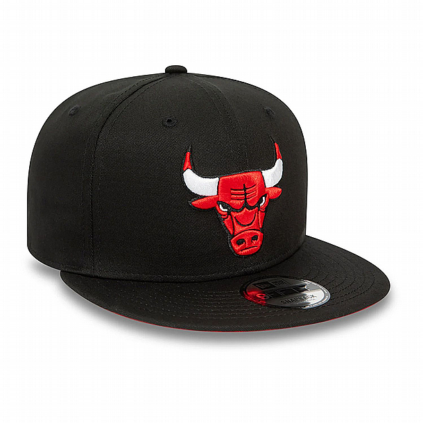 ��� ��� ���� ����� ���� � NEW ERA Chicago Bulls NBA Rear Logo Black 9FIFTY Snapback Cap