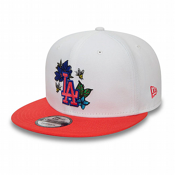 ��� ��� ���� ��� ����� ������ � NEW ERA LA Dodgers MLB Floral White 9FIFTY Snapback Cap