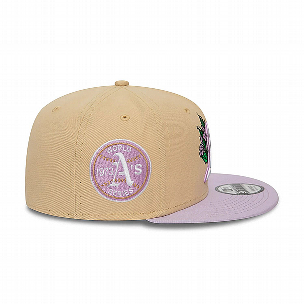 ��� ��� ���� ������ �������� � NEW ERA Oakland Athletics MLB Floral Light Beige 9FIFTY Snapback Cap