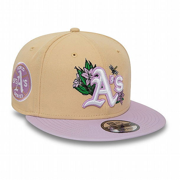 ��� ��� ���� ������ �������� � NEW ERA Oakland Athletics MLB Floral Light Beige 9FIFTY Snapback Cap