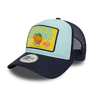 ניו ארה כובע רשת עונת הקיץ – NEW ERA Summer Sessions Patch Blue A-Frame Trucker Cap ניו ארה כובע רשת עונת הקיץ – NEW ERA Summer Sessions Patch Blue A-Frame Trucker Cap