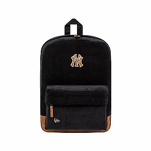 NEW ERA New York Yankees Cord Black Stadium Backpack – תיק גב ניו ארה ניו יורק יאנקיס קורדרוי שחור NEW ERA New York Yankees Cord Black Stadium Backpack – תיק גב ניו ארה ניו יורק יאנקיס קורדרוי שחור