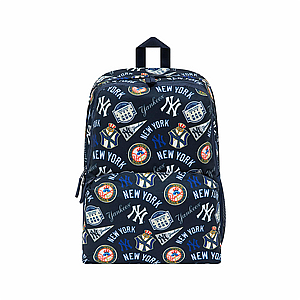 NEW ERA New York Yankees MLB All Over Print Multi Compartment Blue Stadium Backpack – תיק גב ניו ארה ניו יורק יאנקיס כחול NEW ERA New York Yankees MLB All Over Print Multi Compartment Blue Stadium Backpack – תיק גב ניו ארה ניו יורק יאנקיס כחול