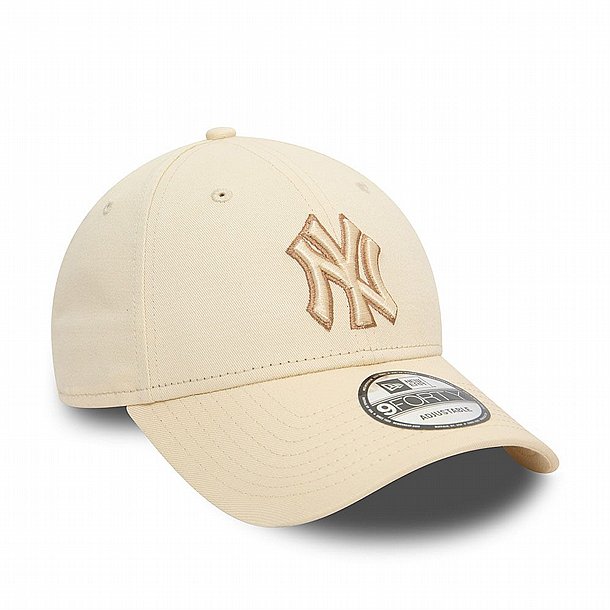 ��� ��� ���� ���� ��� ���� � NEW ERA New York Yankees Team Outline Light Beige 9FORTY Adjustable Cap