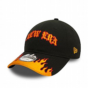 ניו ארה כובע אבזם – NEW ERA Race Black and Green Flame 9TWENTY Adjustable Cap ניו ארה כובע אבזם – NEW ERA Race Black and Green Flame 9TWENTY Adjustable Cap