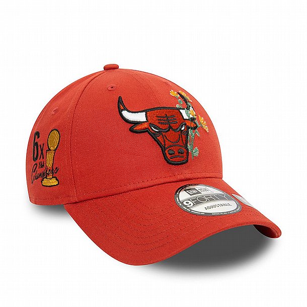 ��� ��� ���� ���� ����� ���� � NEW ERA Chicago Bulls Flower Icon Copper 9FORTY Adjustable Cap
