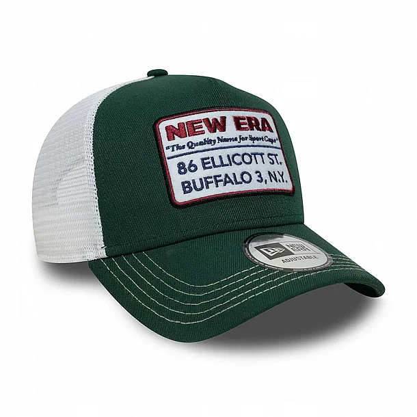 ��� ��� ���� � NEW ERA Vintage Blue 9FORTY A-Frame Trucker Adjustable Cap